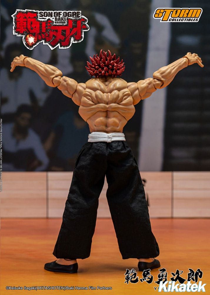 Yujiro Hanma Action Figure Baki Kikatek Uk