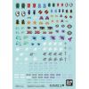 Gundam Decal GD-124 Gundam Build Divers Series Decal Set #1 Image