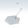 The Simple Stand for Figures & Models (Hex Base Ver.) (Pack of 3) Additional Thumbnail 3