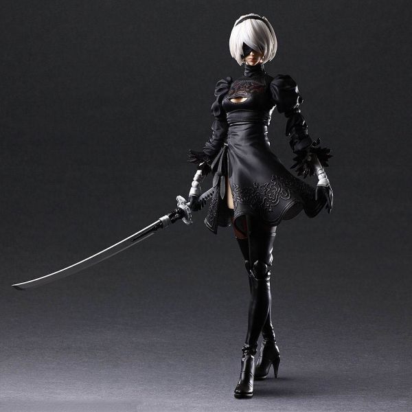 NIER:AUTOMATA VER.1.1A STATUETTE - 2B (YORHA NO. 2 TYPE B) NO GOGGLES VER.