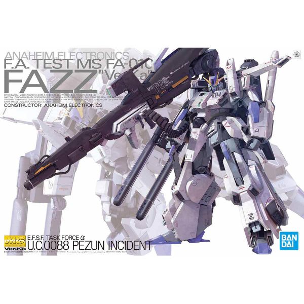 MG Gundam FA-010-A FAZZ Ver.Ka (Gundam Sentinel) Image