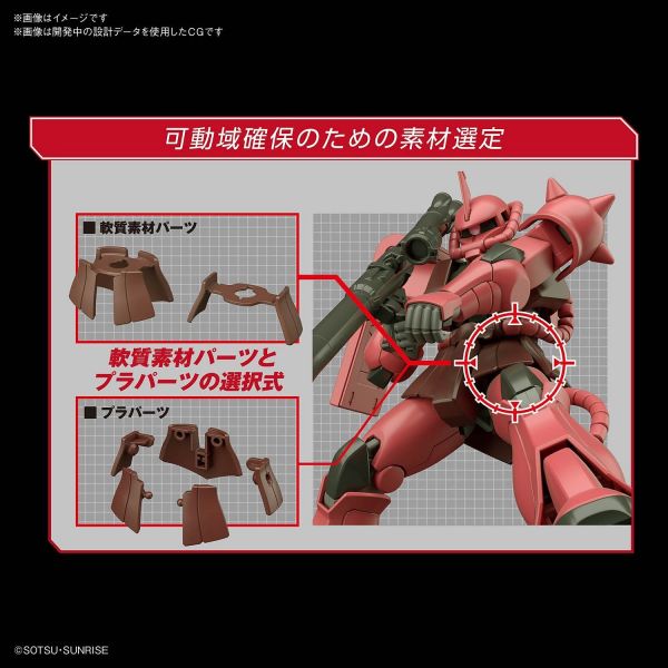 HG Char's Zaku II (Mobile Suit Gundam) Image