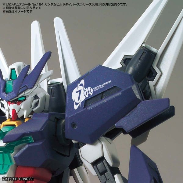 Gundam Decal GD-124 Gundam Build Divers Series Decal Set #1 Image