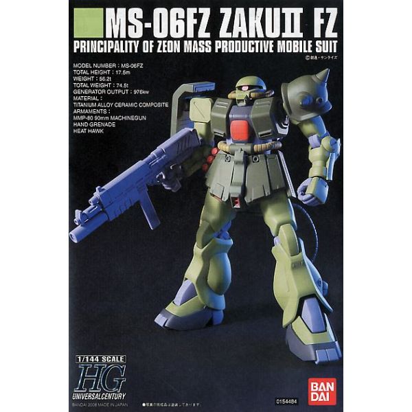 HG MS-06FZ Zaku II FZ Kai (Mobile Suit Gundam 0080: War in the Pocket) Image