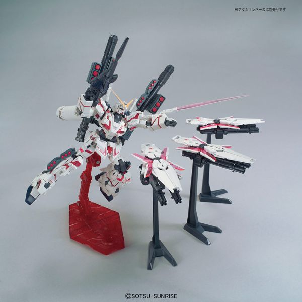 HG Full Armor Unicorn Gundam (Destroy Mode / Red color Ver.) (Mobile Suit Gundam Unicorn) Image