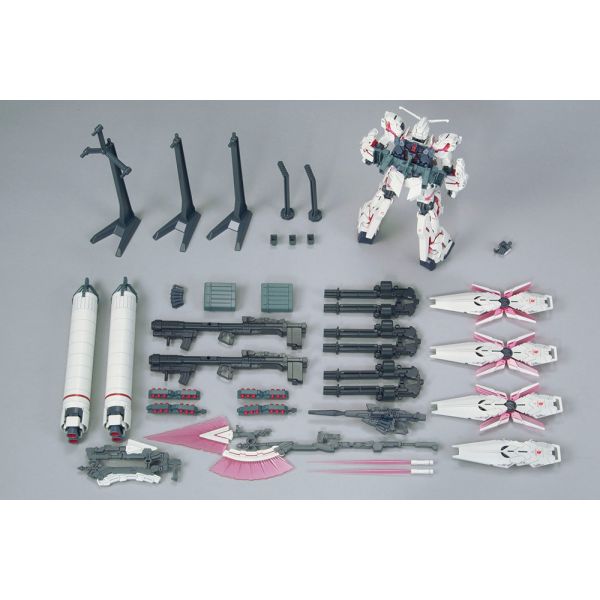 HG Full Armor Unicorn Gundam (Destroy Mode / Red color Ver.) (Mobile Suit Gundam Unicorn) Image