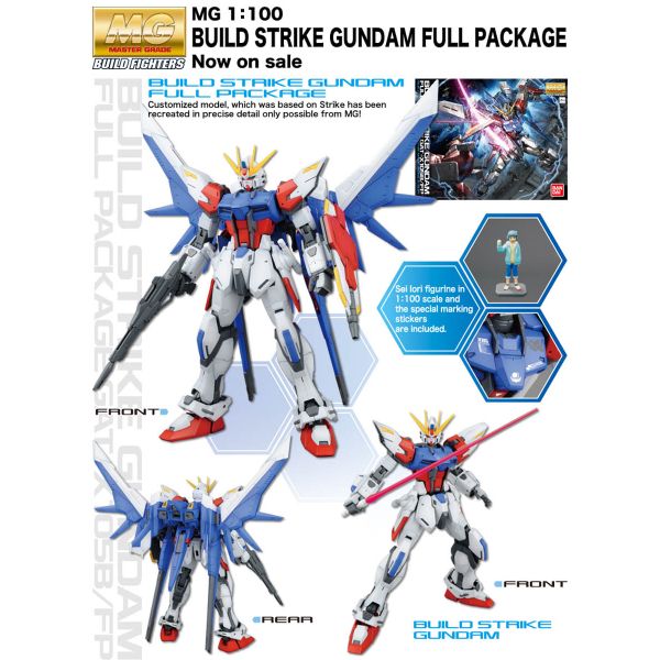 MG Build Strike Gundam Full Package (Gundam Build Fighters) Image