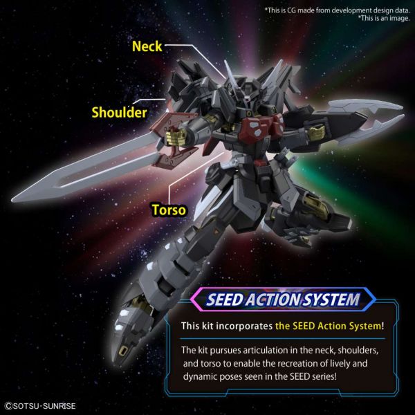 HG Black Knight Squad Shi-ve.A (Mobile Suit Gundam SEED Freedom) Image