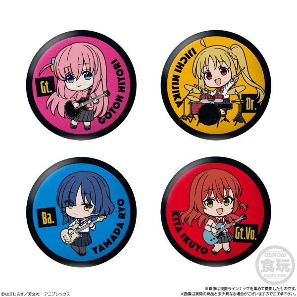 [Gashapon] Bocchi the Rock! Can Badge Collection (Single Randomly Drawn Item from the Line-up) Image