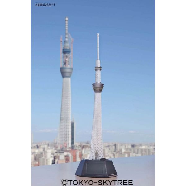 Tokyo Sky Tree 1/2400 Scale Model Kit Image