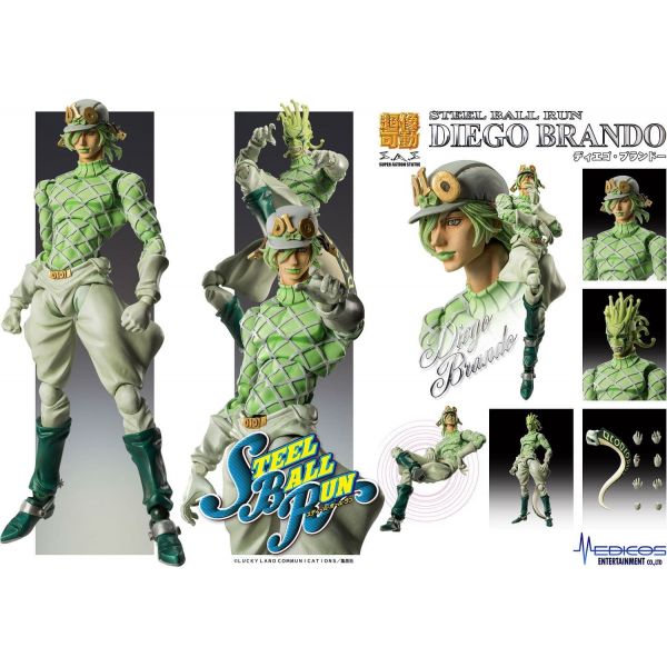 Diego Brando - Super Action Statue (JoJo's Bizarre Adventure Part 7 Steel Ball Run) Image