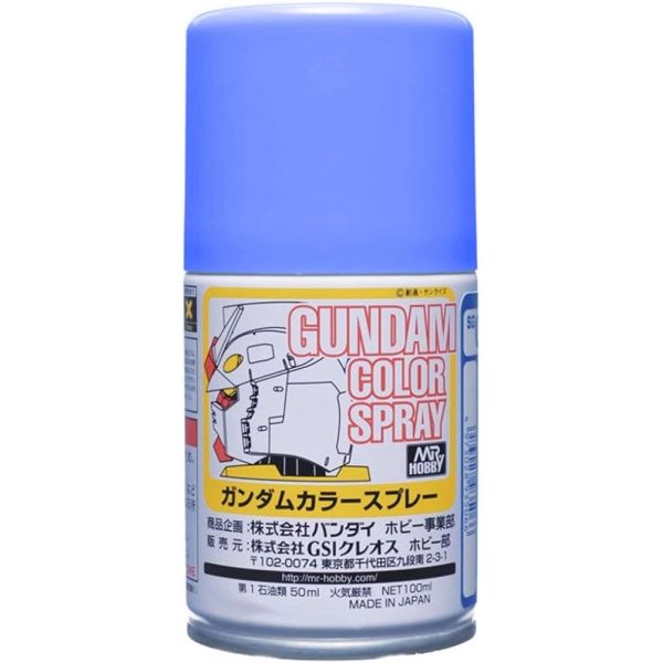 Mr. Hobby Gundam Color Spray SG-14 MS Light Blue 100ml Image
