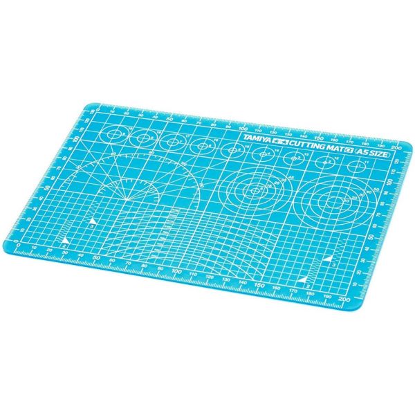 Tamiya Cutting Mat Alpha A5 Size (Blue) Image