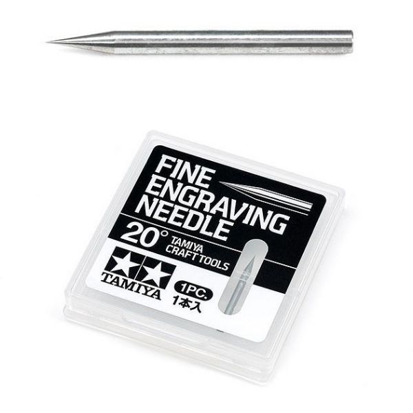 Tamiya Fine Engraving Needle 20 Degrees Image