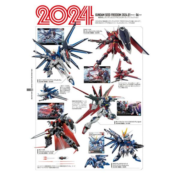 Gunpla Catalogue 2024 MG & Full Mechanics Edition Image