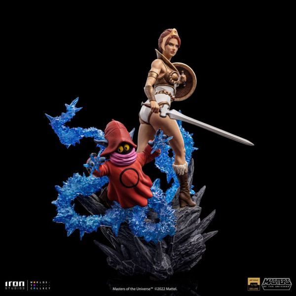 Deluxe Art Scale Teela & Orko Statue (Masters of the Universe) Image