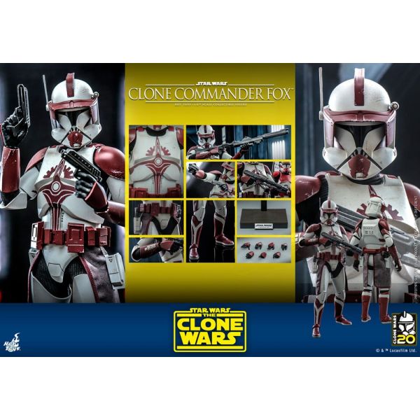 Clone Commander Fox Action Figure (Star Wars: The Clone Wars) Image