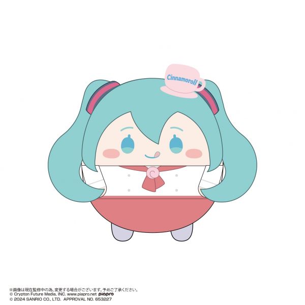 [Gashapon] Hatsune Miku x Cinnamoroll Fuwa Kororin Plushie Collection Vol. 2 (Single Randomly Drawn Item from the Line-up) Image