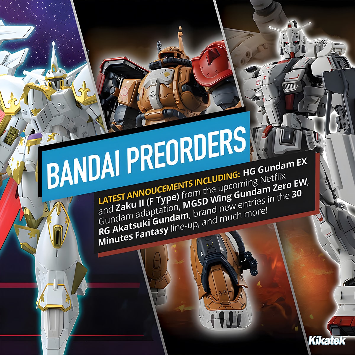 Gundam UK Store, Buy Gunpla Model Kits, Gundam Figures - Kikatek UK